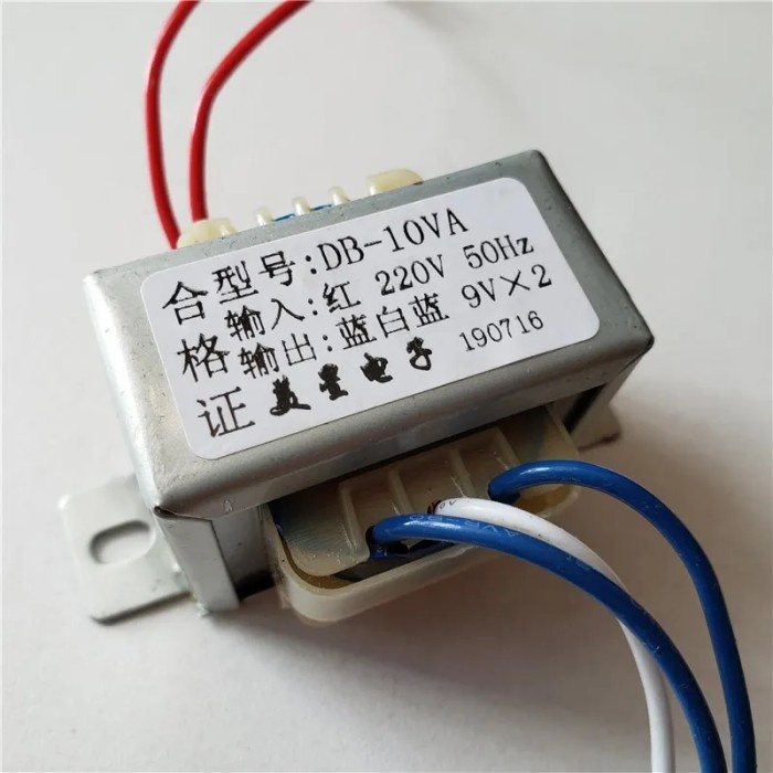 Dual 9V 12V 15V 18V-0-18V 24V Transformer 10VA 220V to dual 24V Power