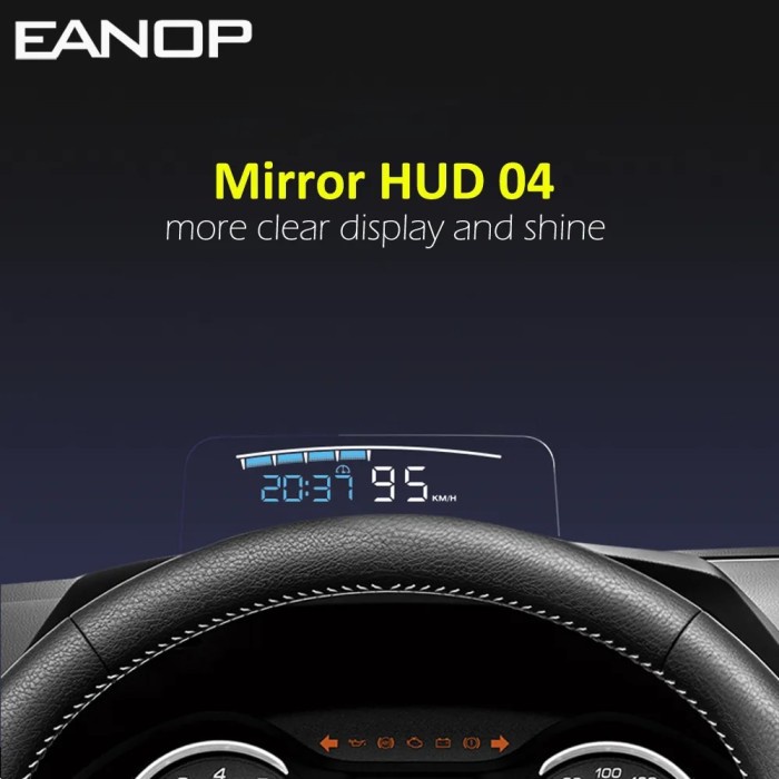 EANOP M40 OBDII HUD Car Head-up Display OBD2 Windshield Speed