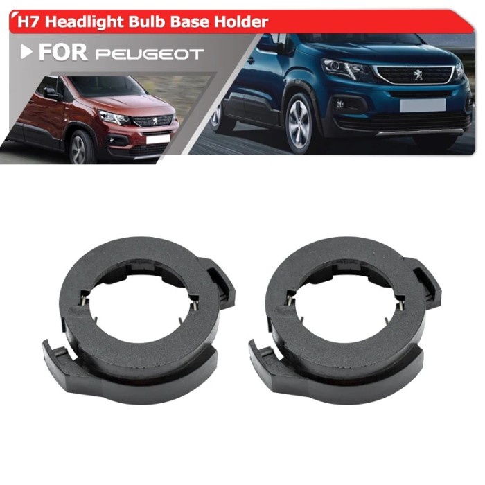2x For Peugeot Rifter 2018-2023 H7 Led HID Headlight Bulbs Base