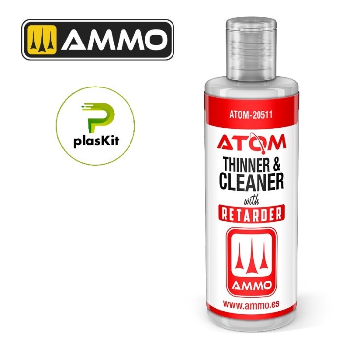 

20511 : Thinner & Cleaner With Retarder 60Ml ( For Brush & Airbrush ) Atom Ammo Terlaris