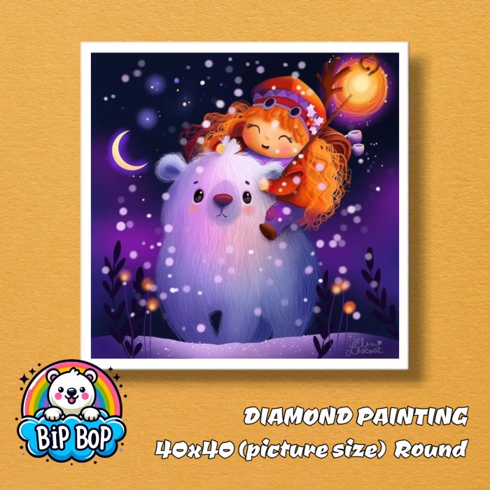 

Diy Diamond Painting Full Drill Round With Ab 40X40 Cm 5D Diamond Painting Kit Terlaris