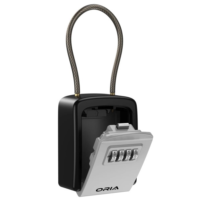 ORIA Password Key Box Outdoor Key Safe Lock Box Decoration Key Code