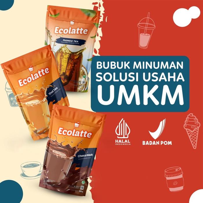 

Ecolatte Choco Classic 1Kg Serbuk Bubuk Minuman Coklat Powder Drink Aneka Rasa Instan Murah Usaha