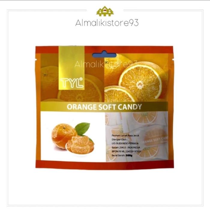 

SALE !!! TYL PERMEN JELLY JERUK -500GR-ORANGE SOFT CANDY JELI READYY