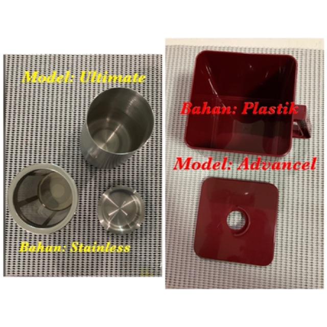 

Tempat Penampung Kopi Stainless Dan Plastik Wadah Bubuk Coffee Grind Collector Good Quality