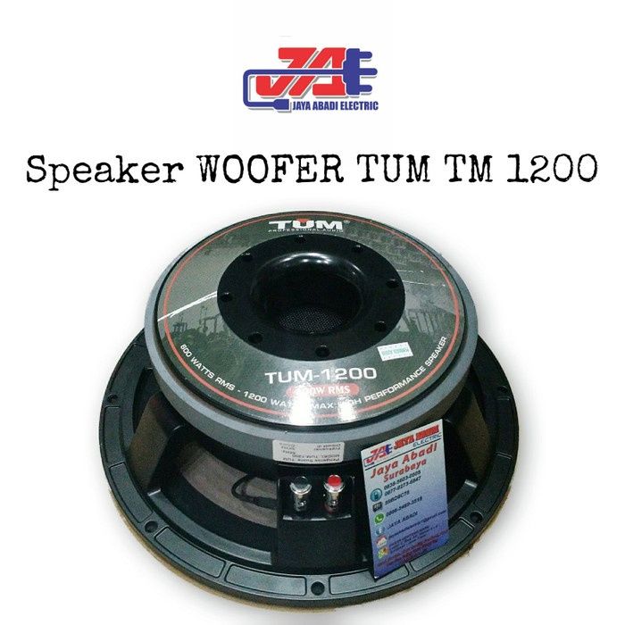 Sale Speaker Komponen Woofer Tum Tm 1200
