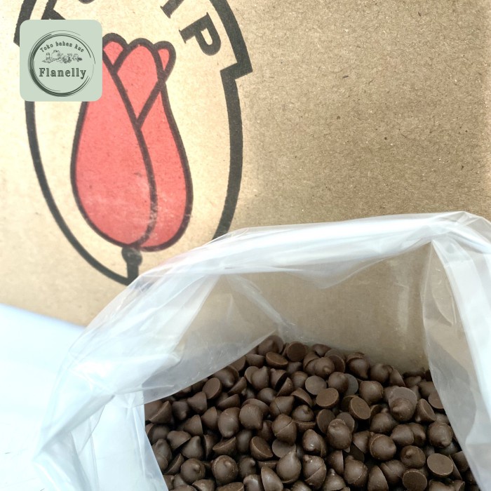

Ready" 500Gr Chocochip Runcing Merk Tulip Repack