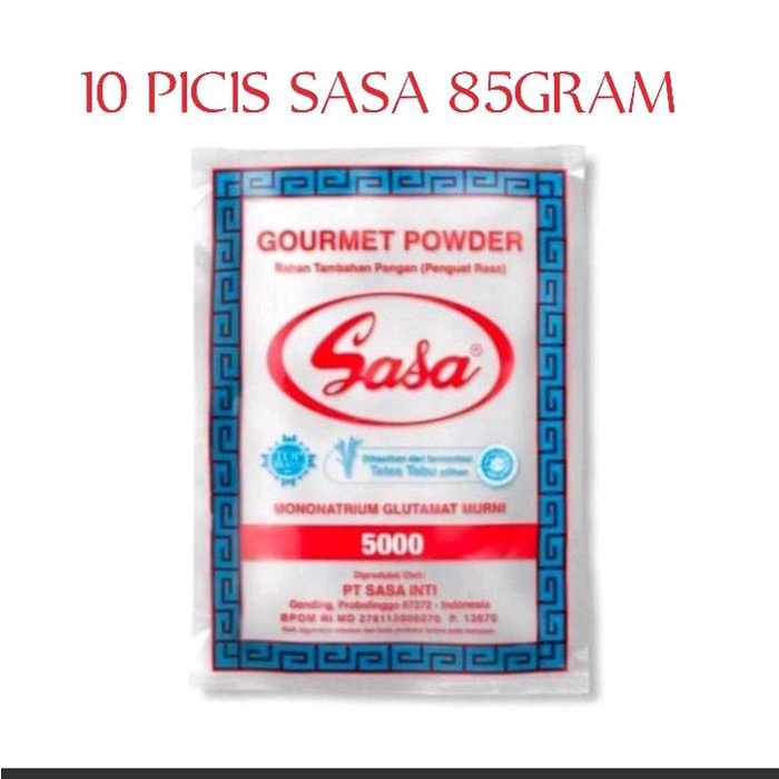

Ready" Sasa 5000 , 85Gr ( 10 Picis ) Penyedap Masakan