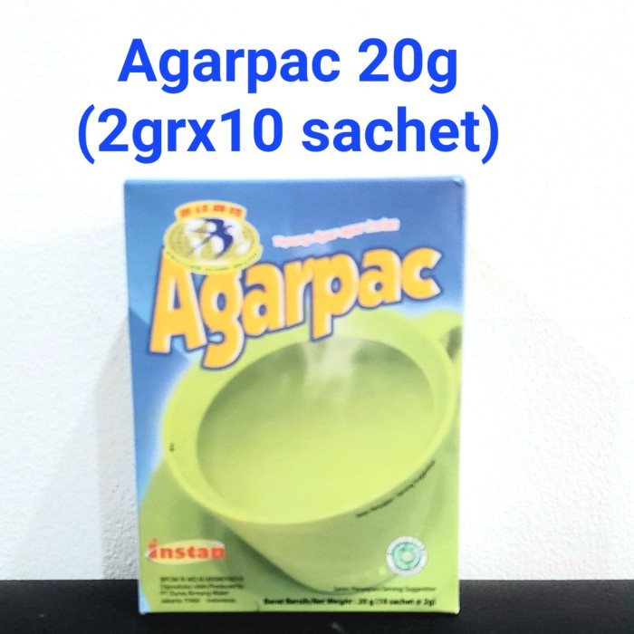 

Ready" Swallow Globe Agarpac Agar Drink High Fiber Instan 10 S X 10 20G 20 G