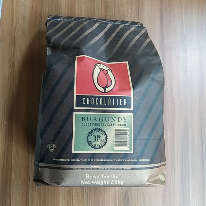 

Ready" Chocolat Bubuk Tulip Burgundy 2.5Kg