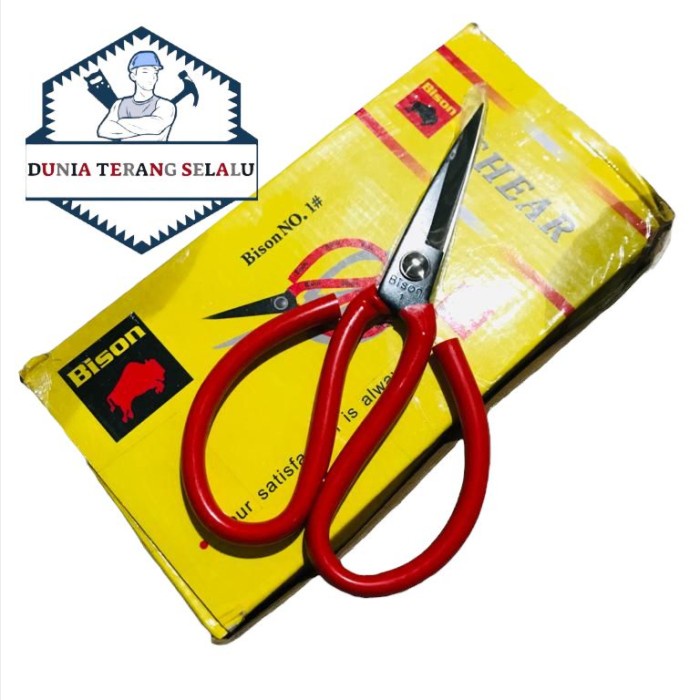 

Gunting KODOK BISON #1 8'' Serbaguna Kain Kertas Kulit Seng Aluminium