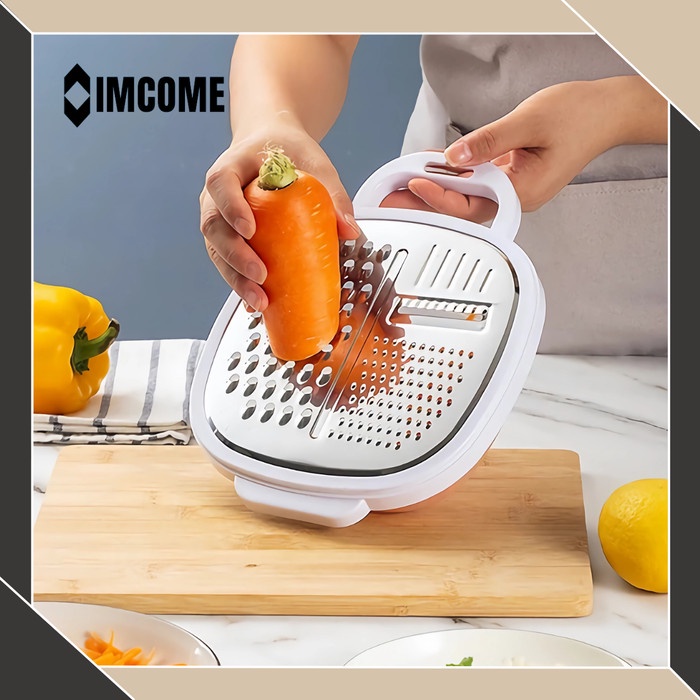 BISA GRAB IMCOME Parutan Serbaguna Peralatan Masak Grater Slacer Pengiris Kentang Mustofa Singkong