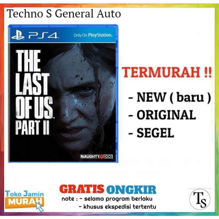 The Last of Us Part II PS4 - Kaset BD Game PS4 The Last of Us Part 2