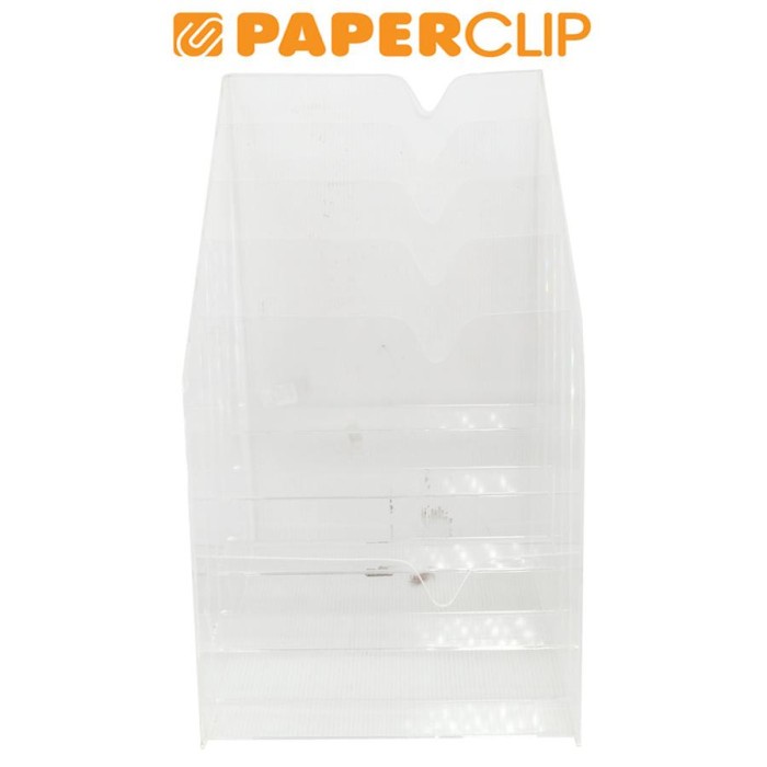 

BARANG TERLARIS ACRYLIC HOLDER / AKRILIK BROSUR HOLDER A4 5 SUSUN