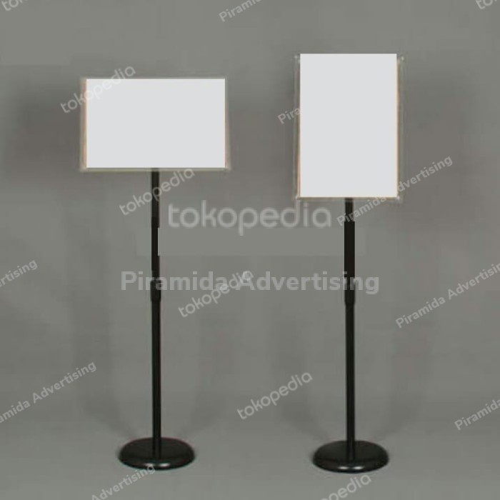 

BARANG TERLARIS Akrilik acrylic himbauan polos display standing berdiri A4