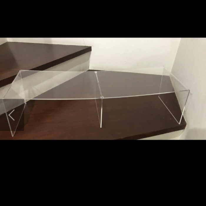 

BARANG TERLARIS akrilik 77x27x20meja table kecil akrilik