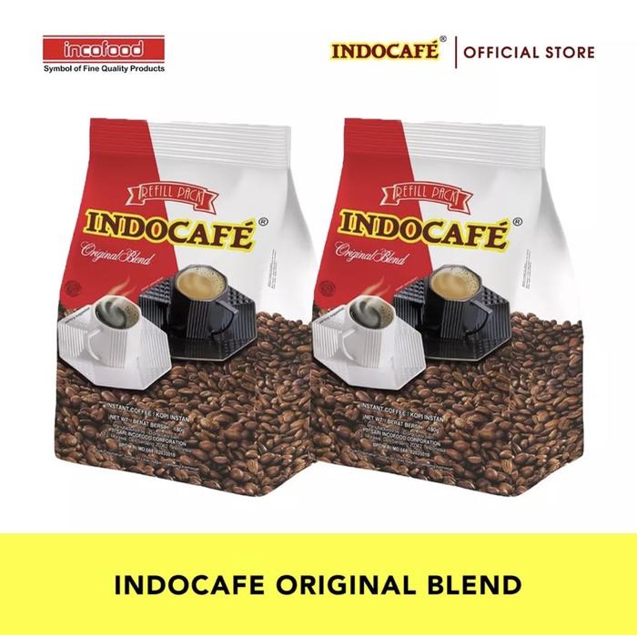 

Indocafe Original Blend Refill 180 Gram Coffee Robusta Promo