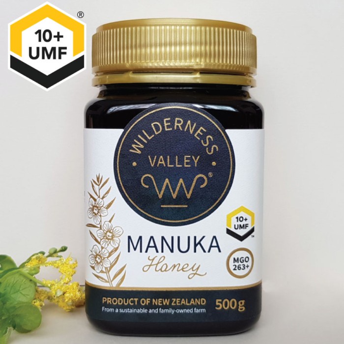 

BARANG TERLARIS Wilderness Valley Madu Manuka Honey UMF 10 + , 500g , Madu New Zealand