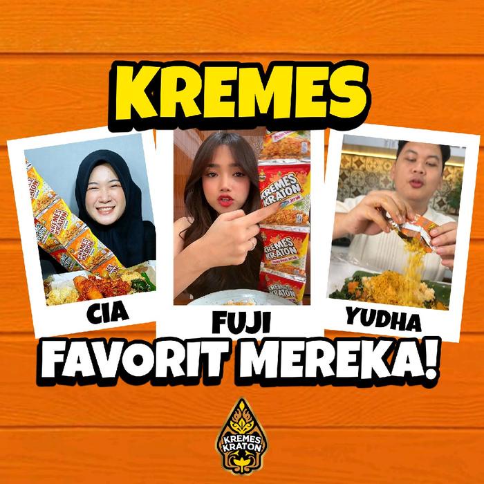 

Kremes Kraton Sachet Dus - 100 x 16g (10 Renceng) Original, Pedas Daun Jeruk, Keju, Jagung Bakar