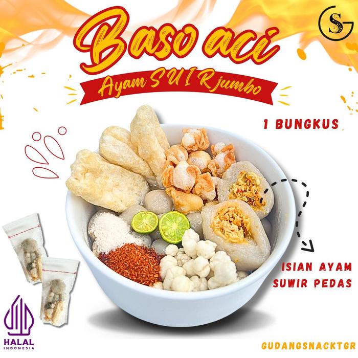 

7 PCS BASO ACI AYAM SUWIR PEDAS FOOD KALDU PEDAS