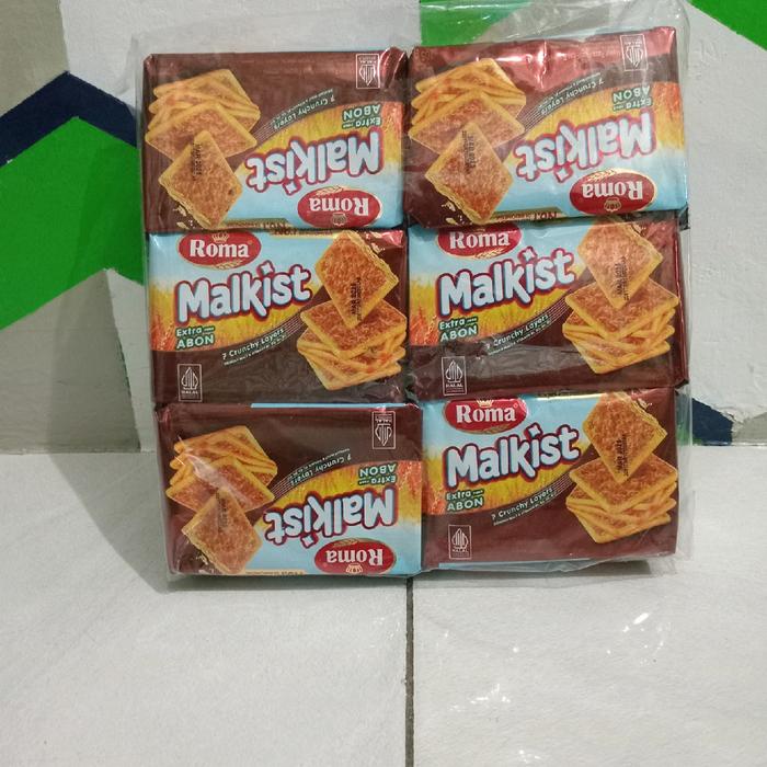 

Roma malkist Abon paket 6pcs netto @ 105g biskuit cemilan Food