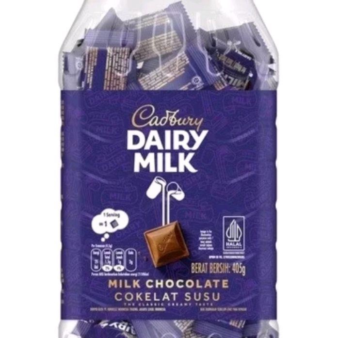 

Cadbury Dairy Milk Chocolate Coklat Susu 405gr Snacks Camilan Food Cokelat