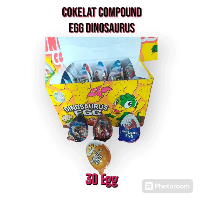 

Cokelat Super EGG Motif Dinosaurus isi 30 Pcs atau Animal Eggs Toples Isi 60 Pcs Compound - Food