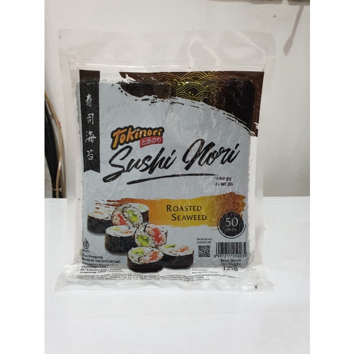 

SALE !!! NORI 50 LEMBAR YAKI SUSHI NORI 50 SHEET RUMPUT LAUT PANGGANG ROASTED READYY