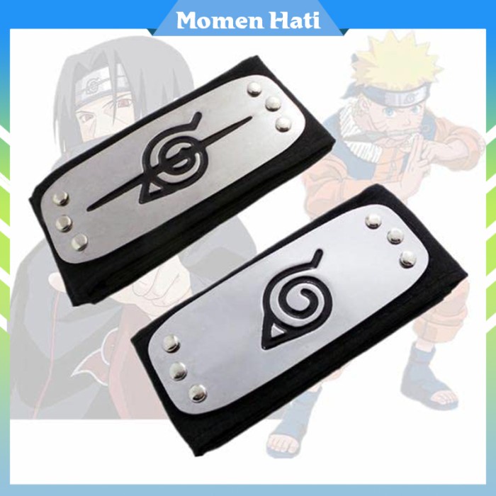 Rava Ikat Kepala Naruto / Ikat Kepala Konoha / Headband Ikat Kepala Cosplay Rava