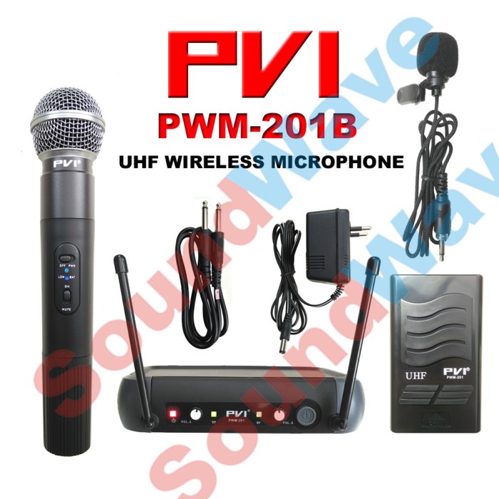 PVI PWM-201B WIRELESS MIC/MIK/MICROPHONE/MIKROFON 201 B