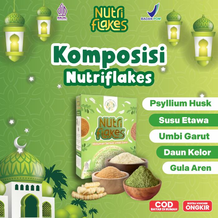 

Diskon [Spesial Promo] Sereal Umbi Garut - Nutriflakes - Paket Hemat 2 Box Packing Aman