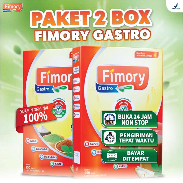 

Produk Terbaru Fimory Gastro - Paket 2 Box Oatmeal Food Granola Dengan Umbi Garut, Daun Kelor, Gula