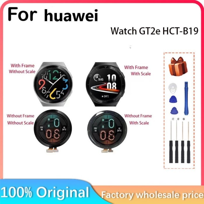 For Watch GT 2e HCT-B19 smart watch LCD display + touch screen For