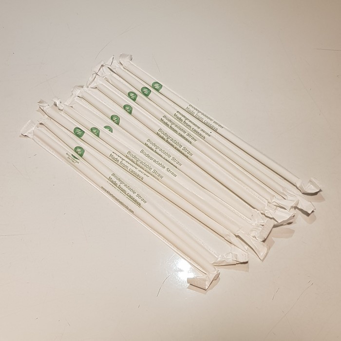 Cassava Straw/Bio Straw/Sedotan Ramah Lingkungan 100 pcs