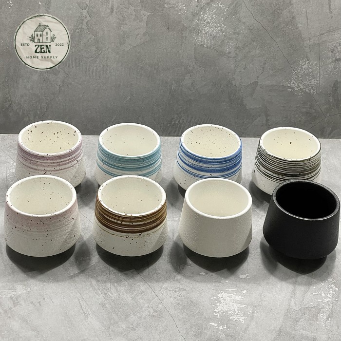 ZEN Mug Keramik Jepang Estetik / Gelas Kopi Teh Ocha