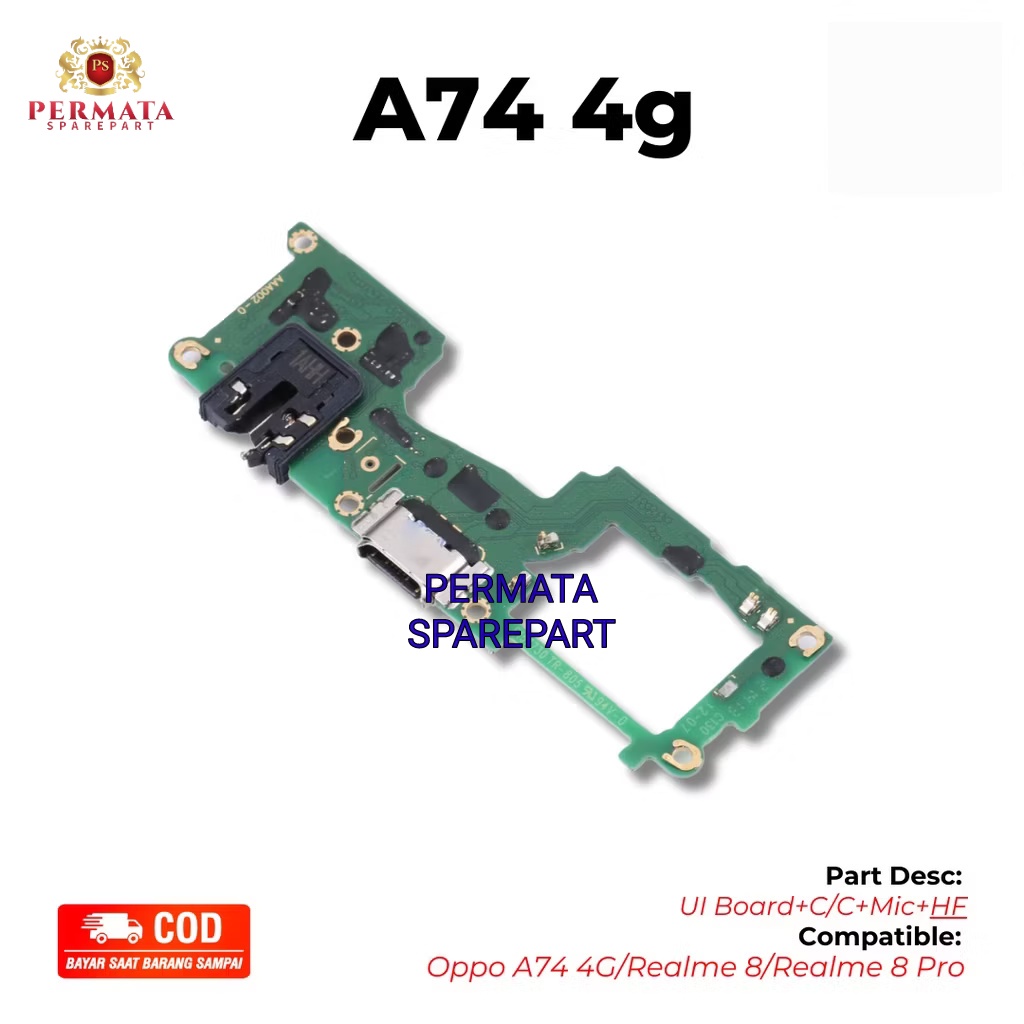 PAPAN CAS OPPO A74 4G | REALME 8 | REALME 8 PRO | KONEKTOR CAS HP