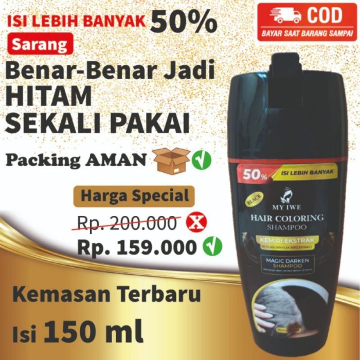 Myiwe Shampoo Penghilang Uban / Shampoo Penghitam Rambut Uban