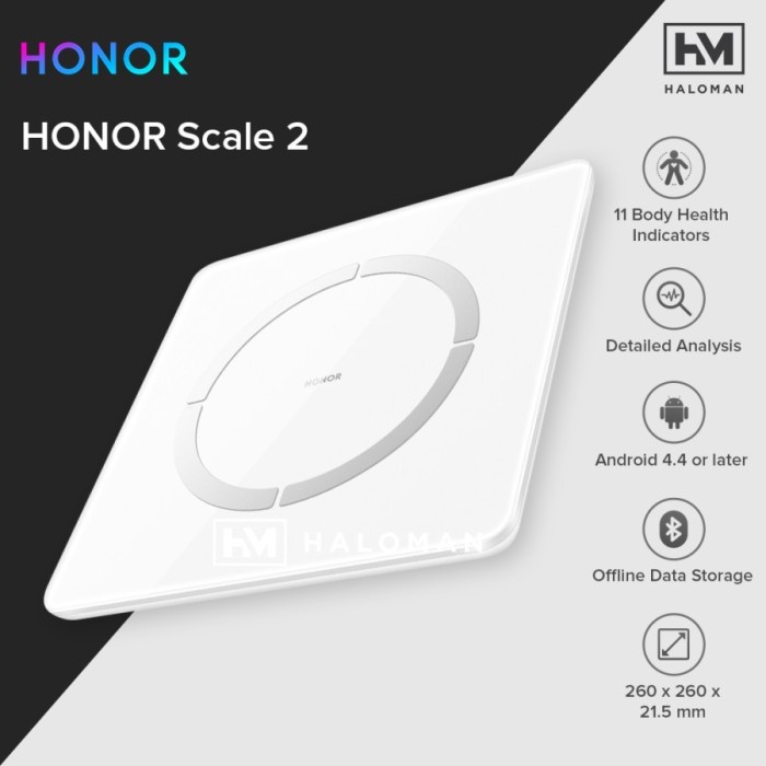 HT-SMART SCALE 2 HONOR HUAWEI - TIMBANGAN BADAN PINTAR BLUETOOTH