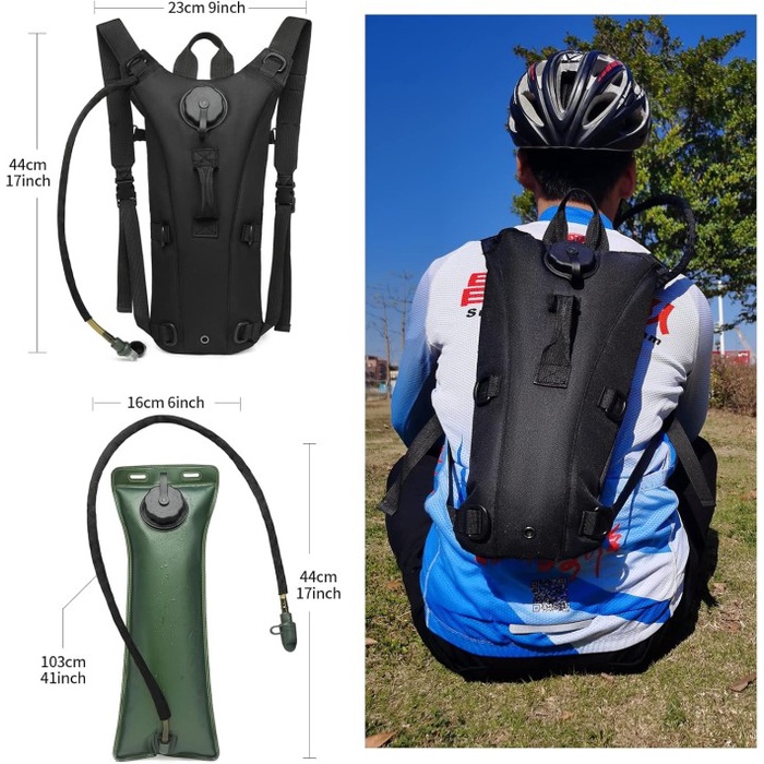 Tas Kantung Air Minum Camping Water Bladder 3 Liter