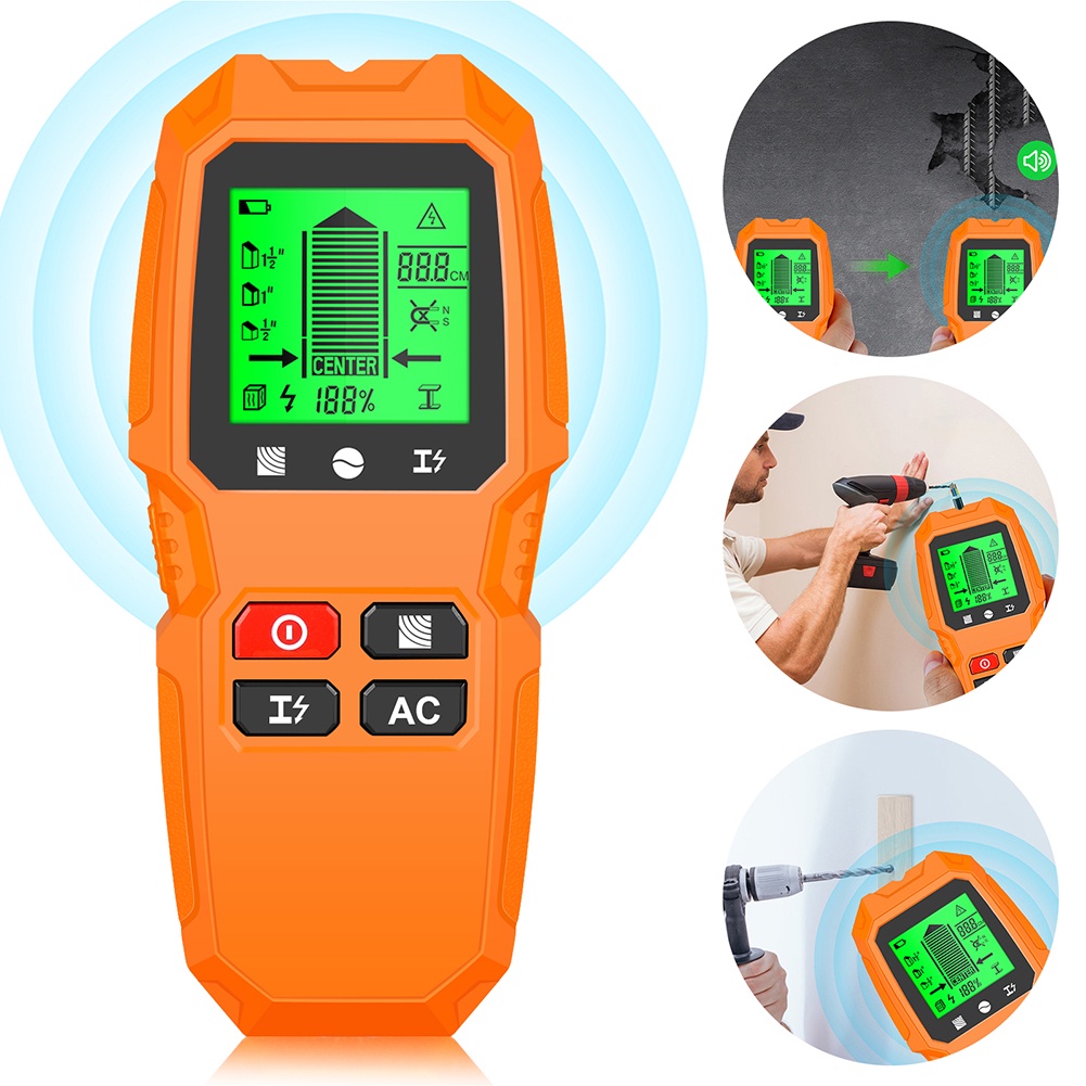 7 in 1 Smart Stud Finder Wall Scanner Stud Finder Wall Detector High Accuracy Studs Detector for Mag