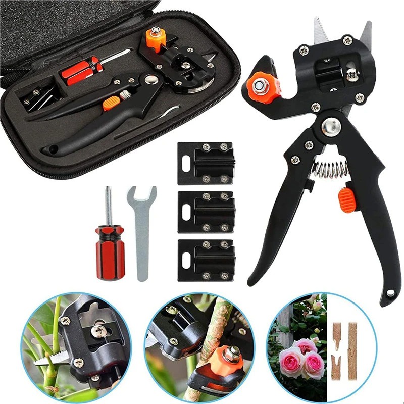 Grafting Pruner Garden Grafting Tool Professional Branch Cutter Secateur Pruning Plant Shears Boxes 