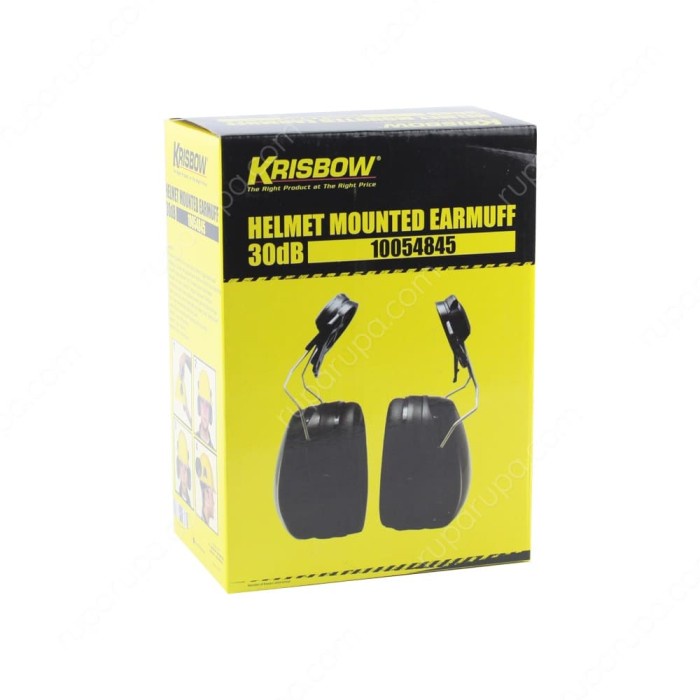 Krisbow earmuff Safety HELMET CAP MOUNTED 30 Db Penutup Telinga