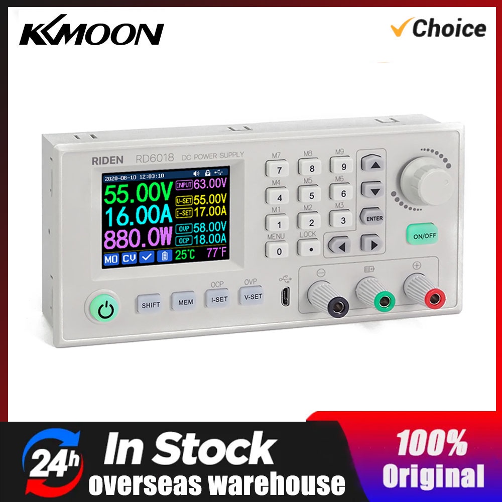 RD RD6018 RD6018W USB WiFi DC-DC Voltage Step Down Power Supply Module Buck Converter Voltmeter 60V 