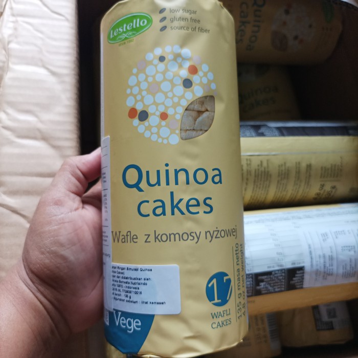 

SALE !!! LESTELLO QUINOA CAKES [130 GR] READYY