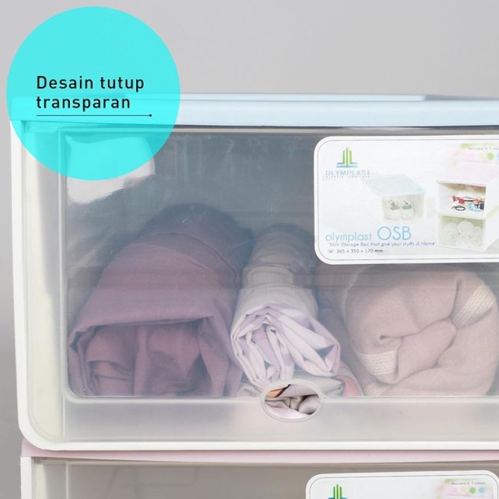 HJK Rak Sepatu Olymplast Storage Box Rak Serbaguna Olymplast OSB Kotak Sepatu Box Penyimpanan