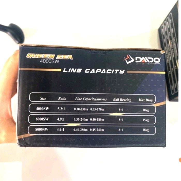 REEL DAIDO QUEEN SEA 4000,6000 SW