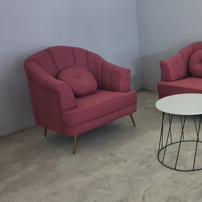 sofa retro kerang 1set 3 seater dan 1 seater Harga MurahBebas OngkirTerbatasTermurah