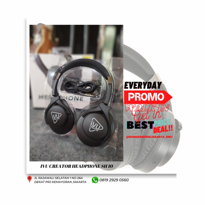 IVU CREATOR STUDIO HEADPHONE SH-10 BMJ