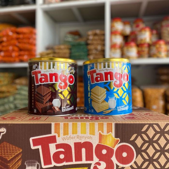 

1 DUS WAFER TANGO COKLAT / VANILLA ISI 6 KALENG