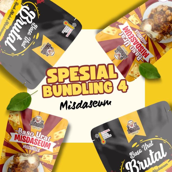 

BUNDLING 4 ZaTaL MISDASEUM ( dua mozarella misdaseum dua brutal misdaseum)